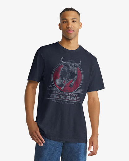 HOUSTON TEXANS EMBLEM MARK '47 SCRUM TEE