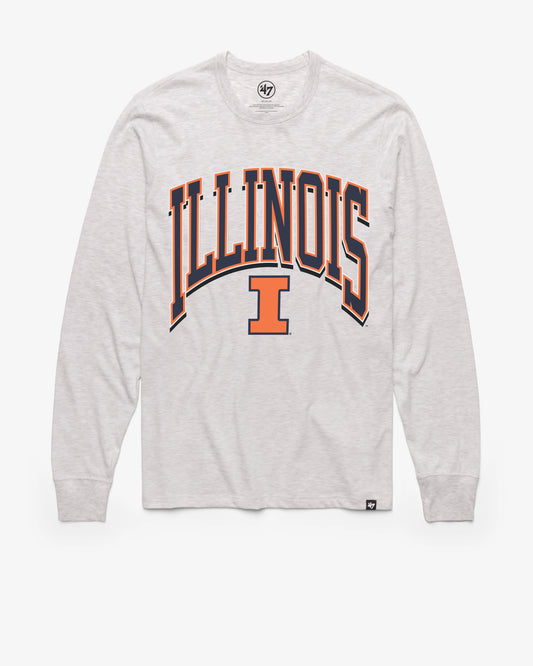 ILLINOIS FIGHTING ILLINI WALK TALL '47 FRANKLIN LONG SLEEVE TEE