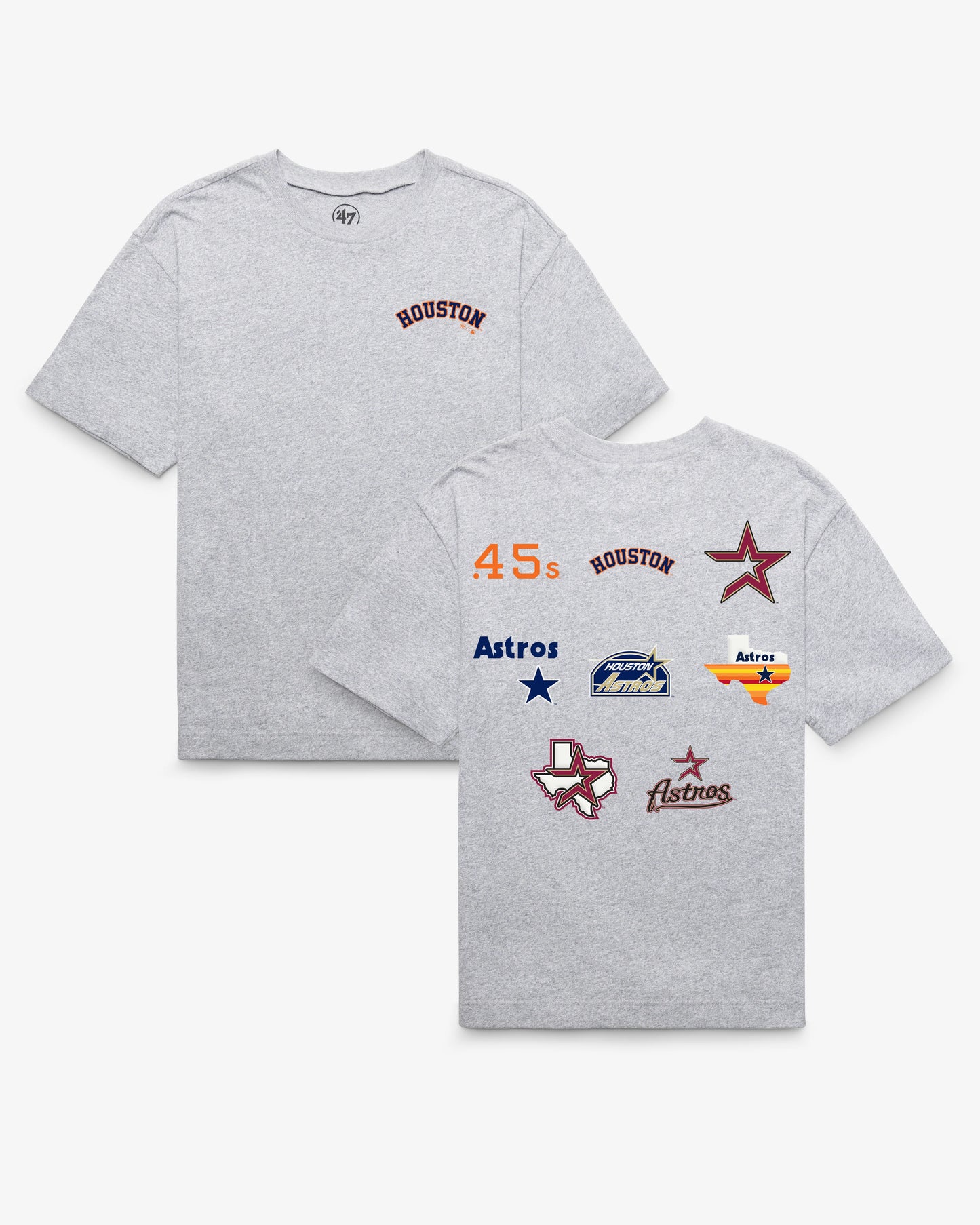 HOUSTON ASTROS COOPERSTOWN HISTORY LOCK '47 FOUNDATION TEE