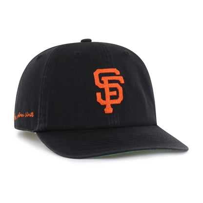 SAN FRANCISCO GIANTS CHAIN SIDE STITCH '47 CLEAN UP FLAT BRIM