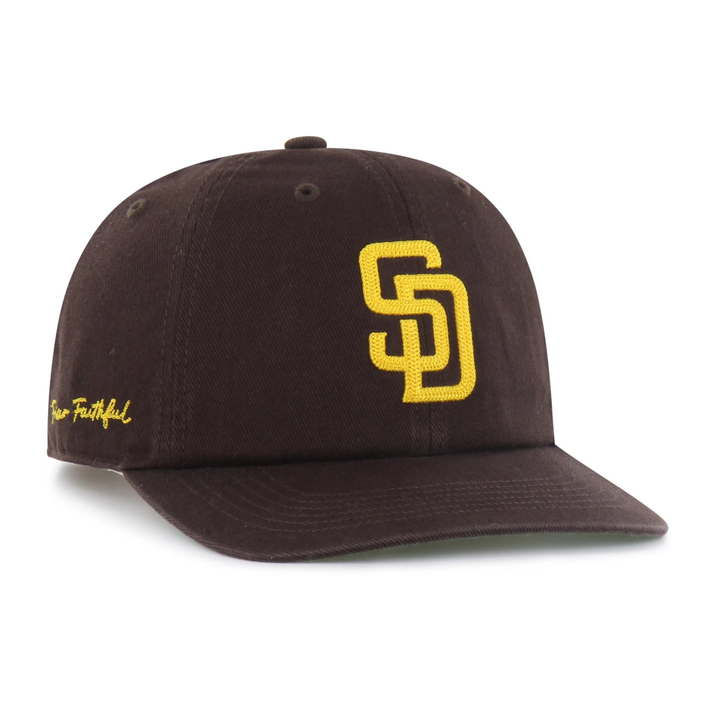 SAN DIEGO PADRES CHAIN SIDE STITCH '47 CLEAN UP FLAT BRIM
