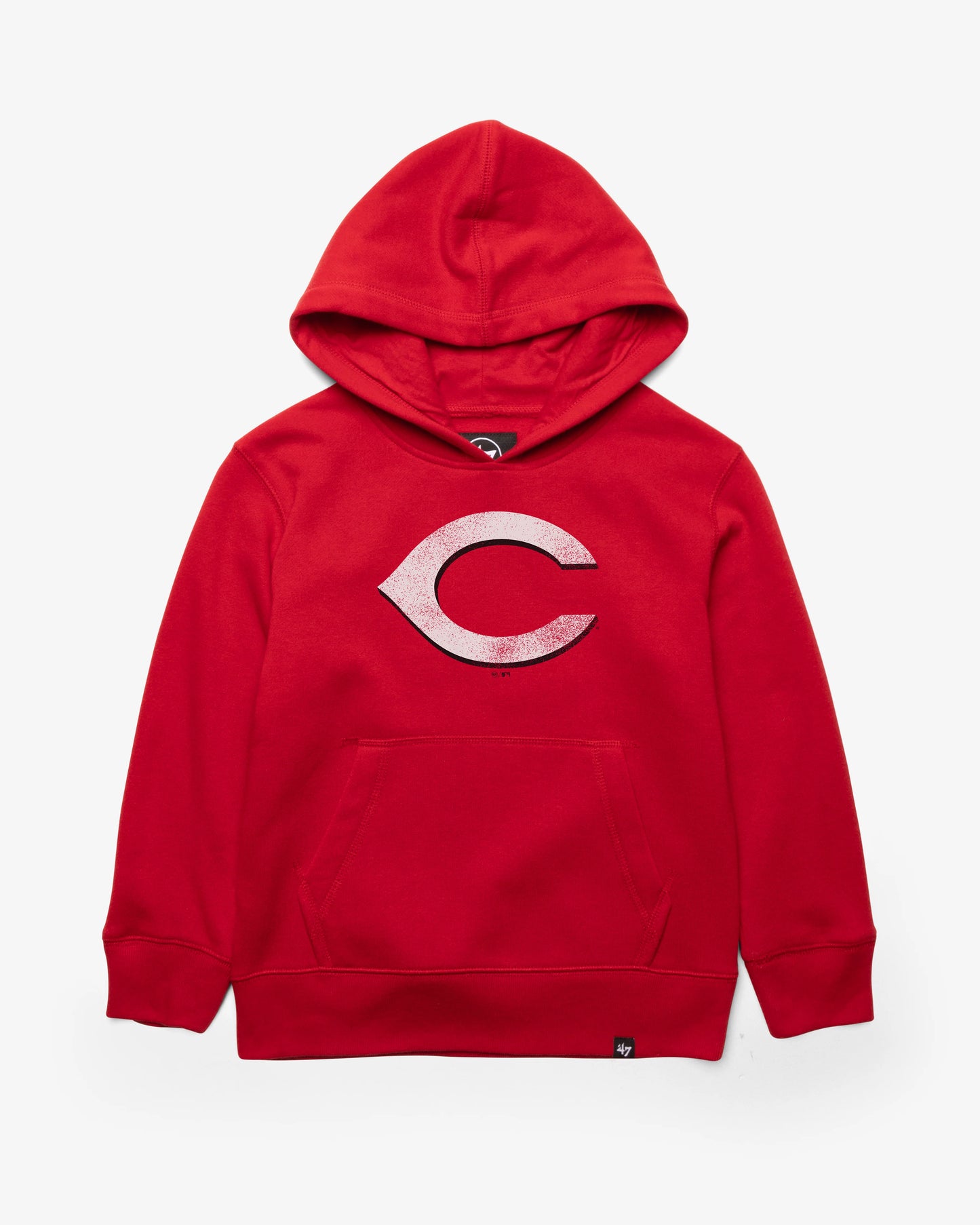 CINCINNATI REDS DISTRESSED IMPRINT '47 KID'S HEADLNE HOOD