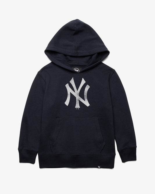 NEW YORK YANKEES DISTRESSED IMPRINT '47 KID'S HEADLINE HOOD