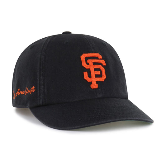 SAN FRANCISCO GIANTS CHAIN SIDE STITCH '47 CLEAN UP ROUND VISOR