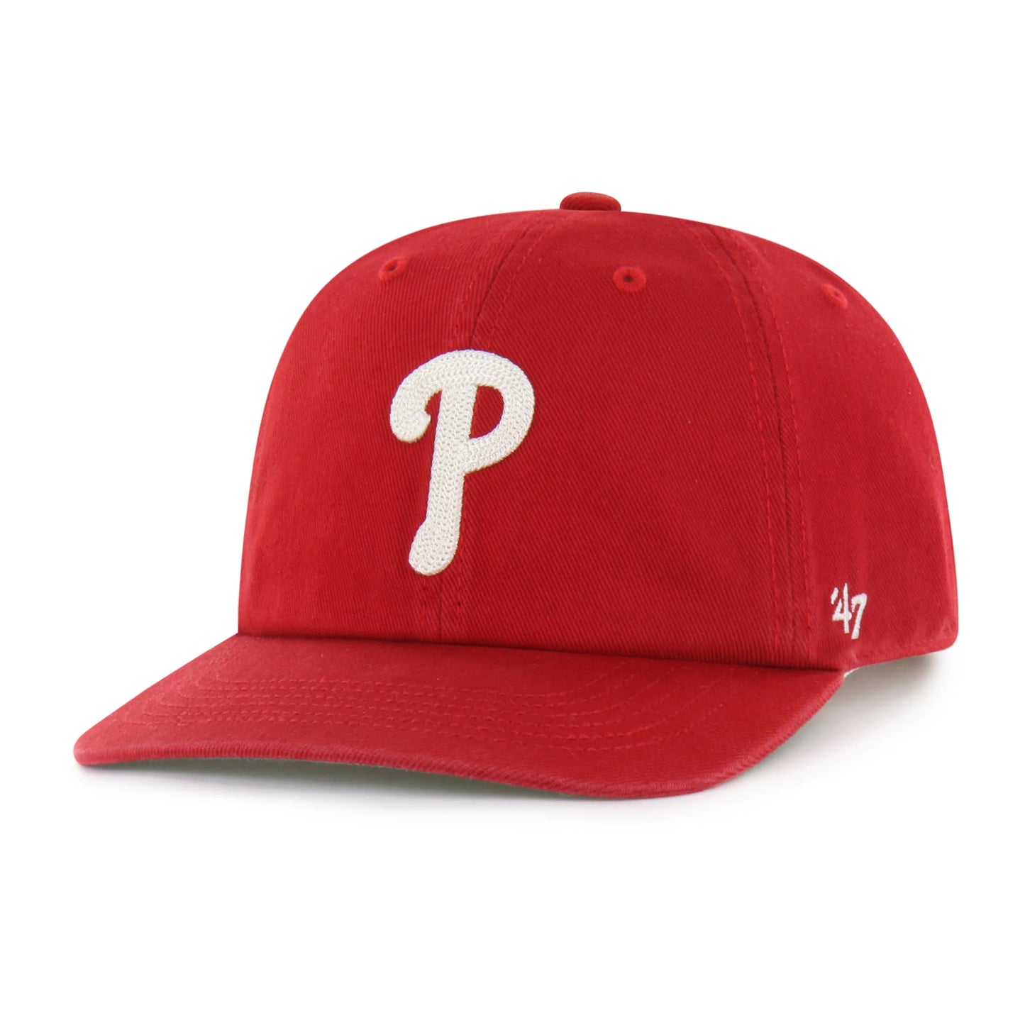 PHILADELPHIA PHILLIES CHAIN SIDE STITCH '47 CLEAN UP FLAT BRIM