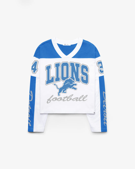 DETROIT LIONS EXCLAMATION '47 WOMEN'S METRO JERSEY TEE