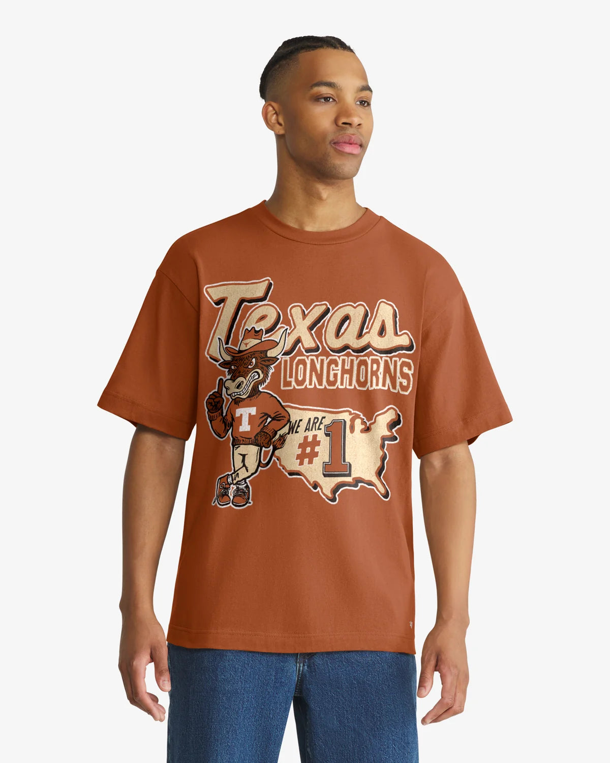 TEXAS LONGHORNS MASCOT MANIA '47 FOUNDATION TEE