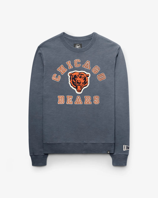 CHICAGO BEARS HISTORIC CALDERWOOD WELL WORN '47 FRENCH TERRY CREW