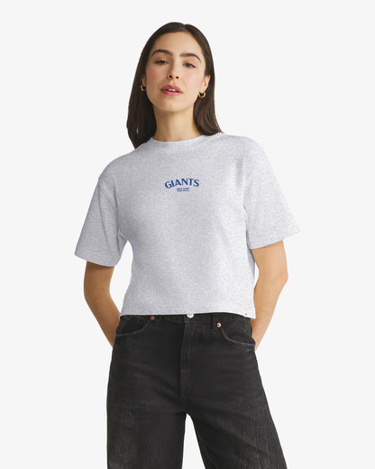 NEW YORK GIANTS HADRIAN '47 FOUNDATION CROP TEE WOMENS