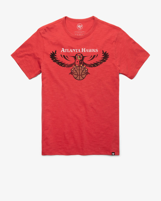 ATLANTA HAWKS HARDWOOD CLASSICS GRIT '47 SCRUM TEE