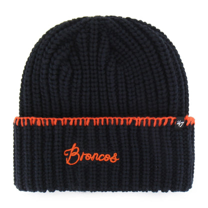 DENVER BRONCOS  BLANKET STITCH '47 WOMEN'S CUFF KNIT