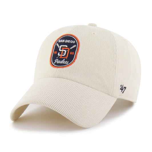 SAN DIEGO PADRES COOPERSTOWN CROSSPATCH CORD '47 CLEAN UP