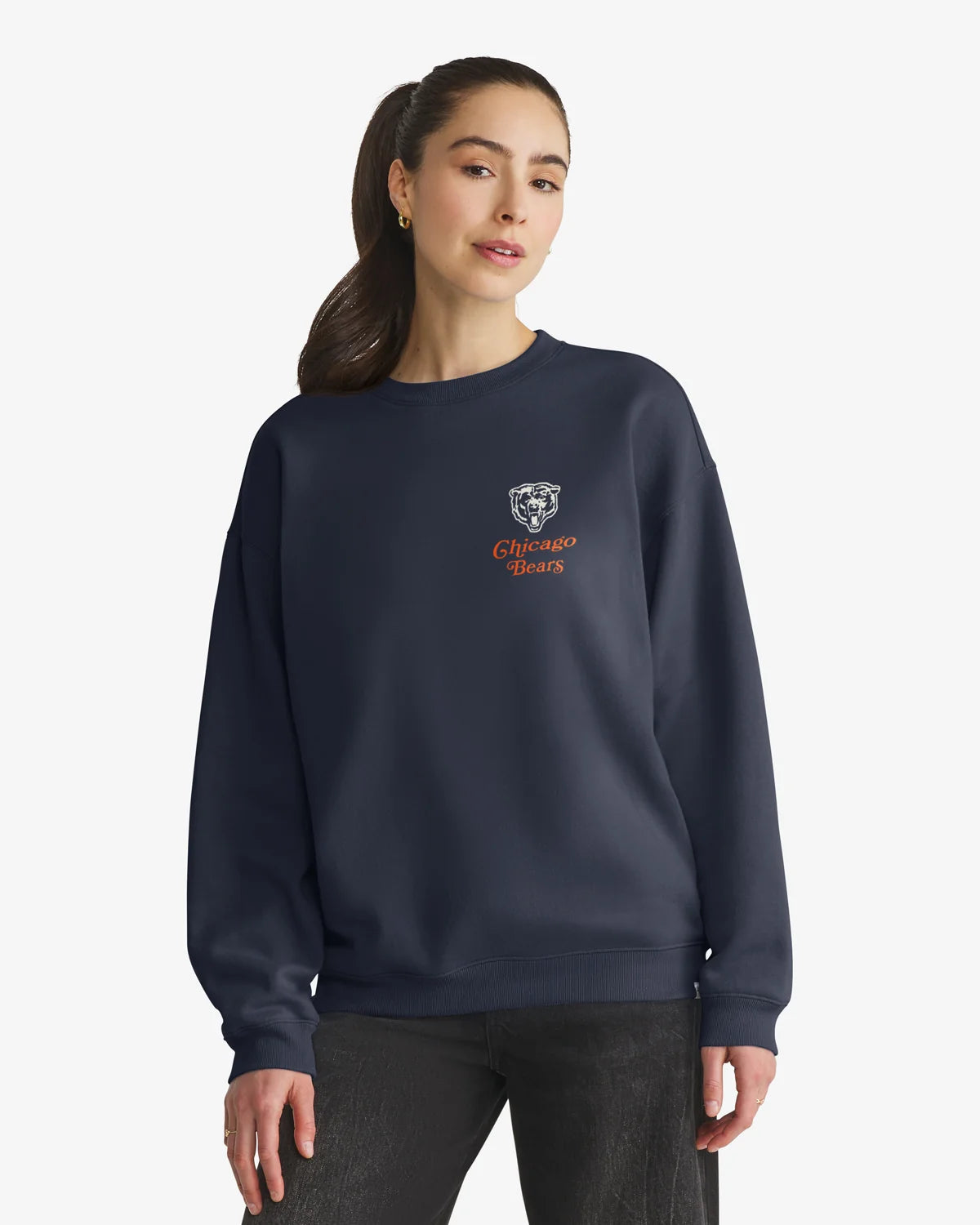 CHICAGO BEARS HISTORIC SHOUT IT OUT '47 OVERSIZED CREW WOMENS