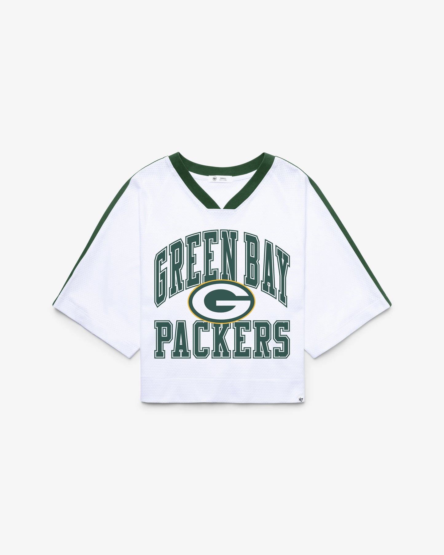 GREEN BAY PACKERS BIG OVERARCH '47 WOMEN'S DROP NEEDLE RAGLAN JERSEY