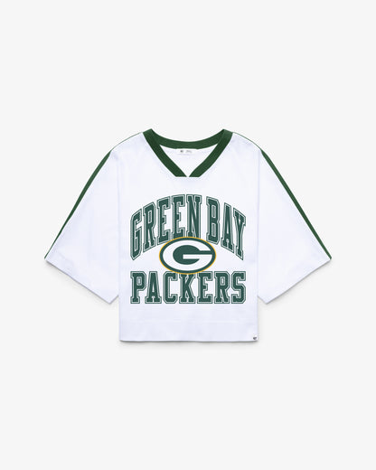GREEN BAY PACKERS BIG OVERARCH '47 WOMEN'S DROP NEEDLE RAGLAN JERSEY