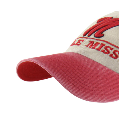Mississippi Rebels Logo Line Two Tone '47 Clean Up