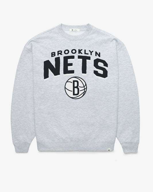 BROOKLYN NETS CAMPUS ARCH CLOUD '47 OVERSIZED CREW WOMENS