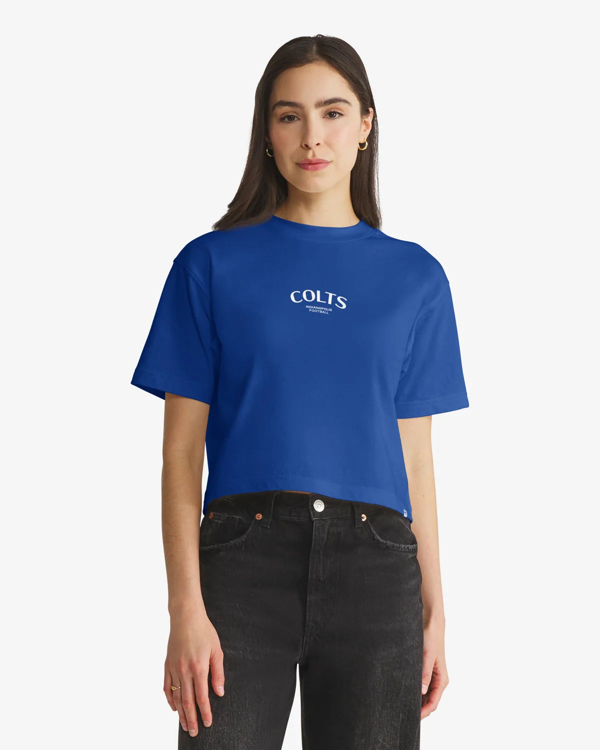 INDIANAPOLIS COLTS HADRIAN '47 FOUNDATION CROP TEE WOMENS