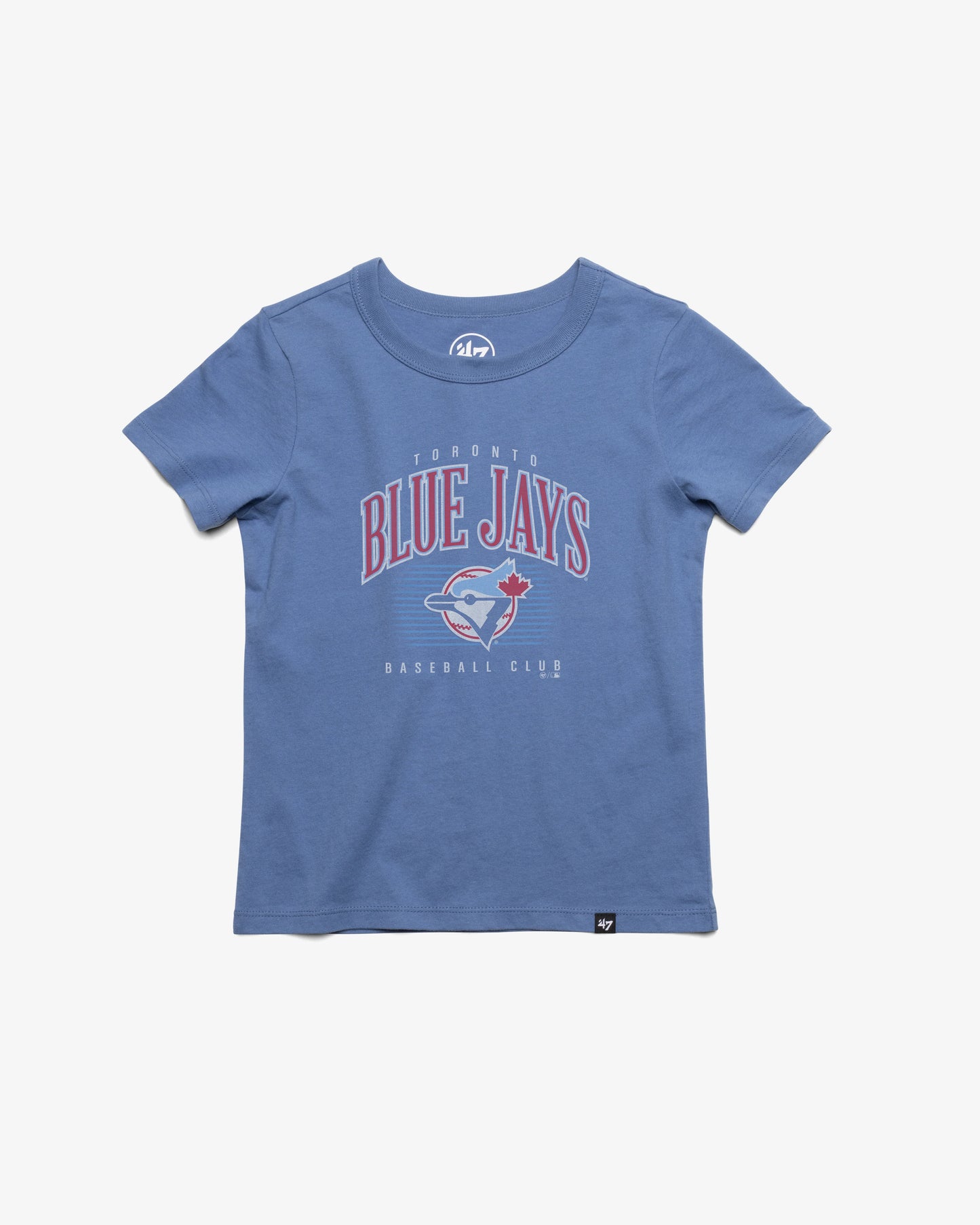 TORONTO BLUE JAYS COOPERSTOWN DOUBLE HEADER '47 KID'S FRANKLIN TEE