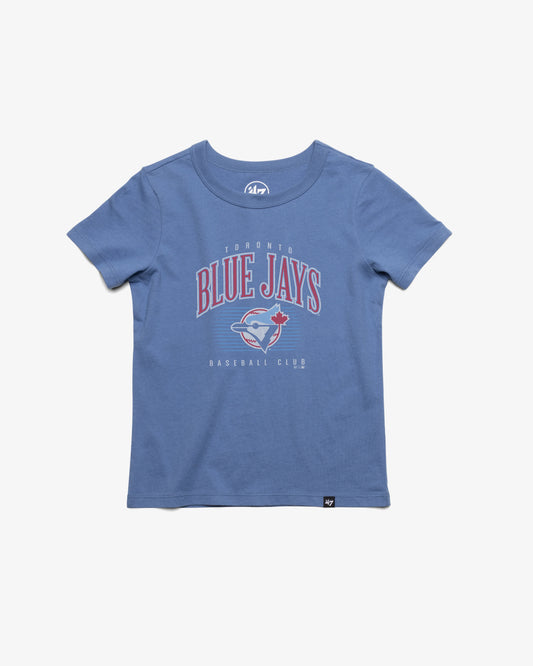 TORONTO BLUE JAYS COOPERSTOWN DOUBLE HEADER '47 KID'S FRANKLIN TEE