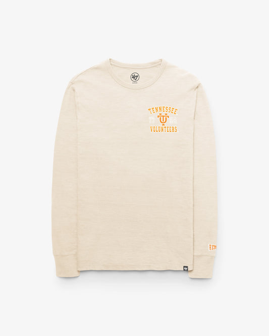TENNESSEE VOLUNTEERS VINTAGE EGREMONT WELL WORN '47 HEAVY SLUB LONG SLEEVE TEE