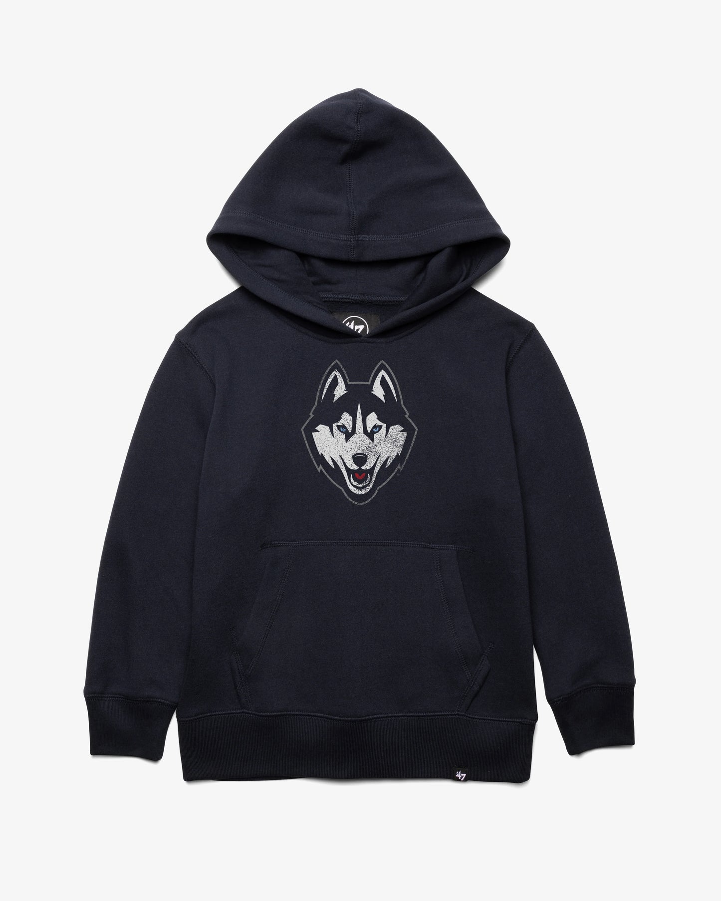 CONNECTICUT HUSKIES UCONN DOG DISTRESSED '47 KID'S IMPRINT HEADLINE HOOD