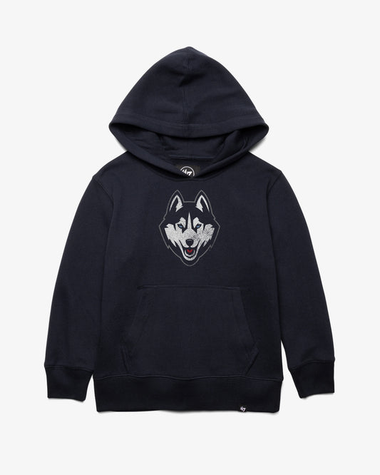 CONNECTICUT HUSKIES UCONN DOG DISTRESSED '47 KID'S IMPRINT HEADLINE HOOD