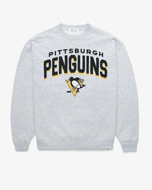 PITTSBURGH PENGUINS CAMPUS ARCH CLOUD '47 OVERSIZED CREW WOMENS