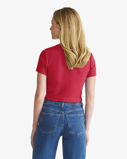 PHILADELPHIA PHILLIES MICRO EMB '47 BABY RIB TEE WOMENS