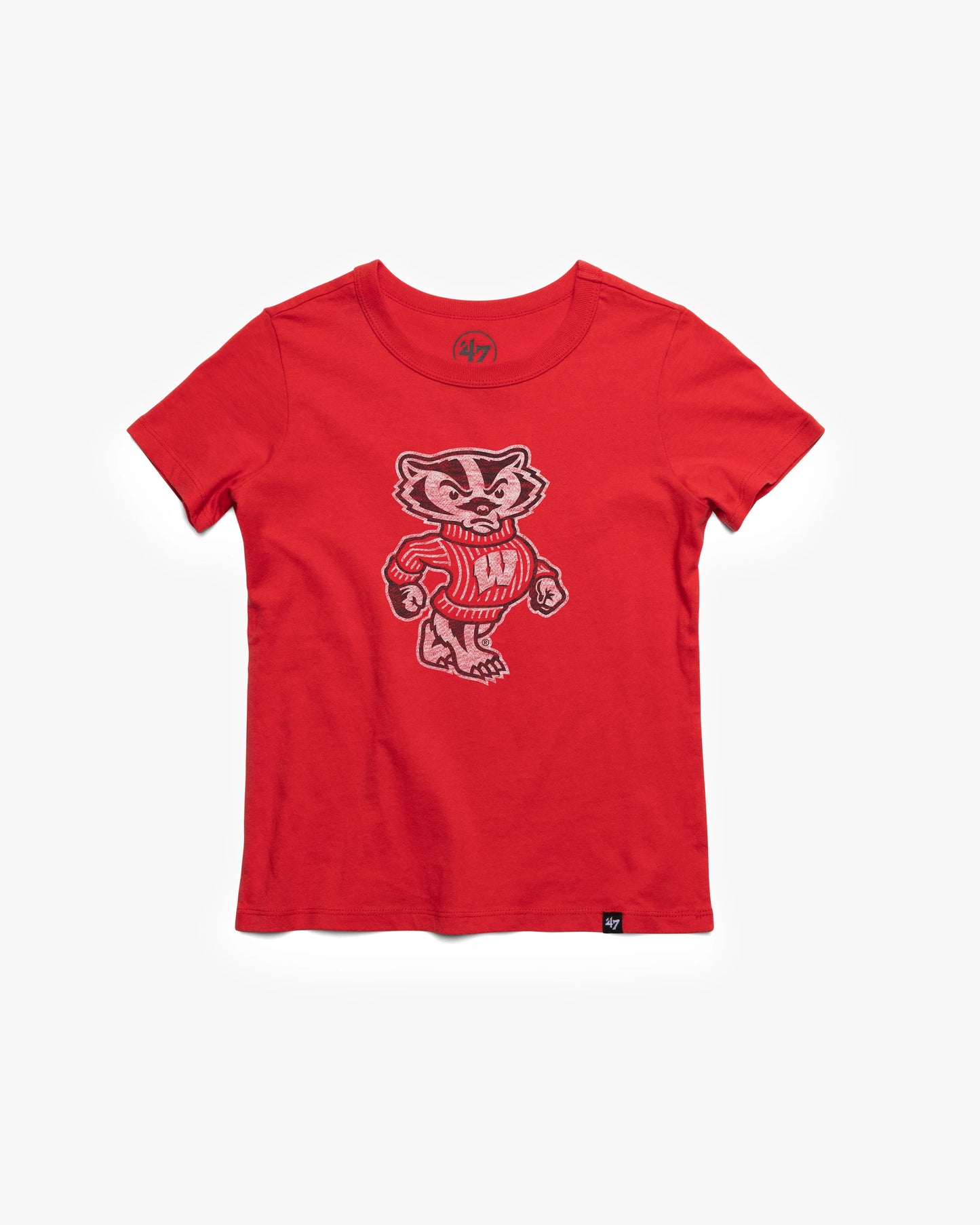 WISCONSIN BADGERS PREMIER '47 KID'S FRANKLIN TEE