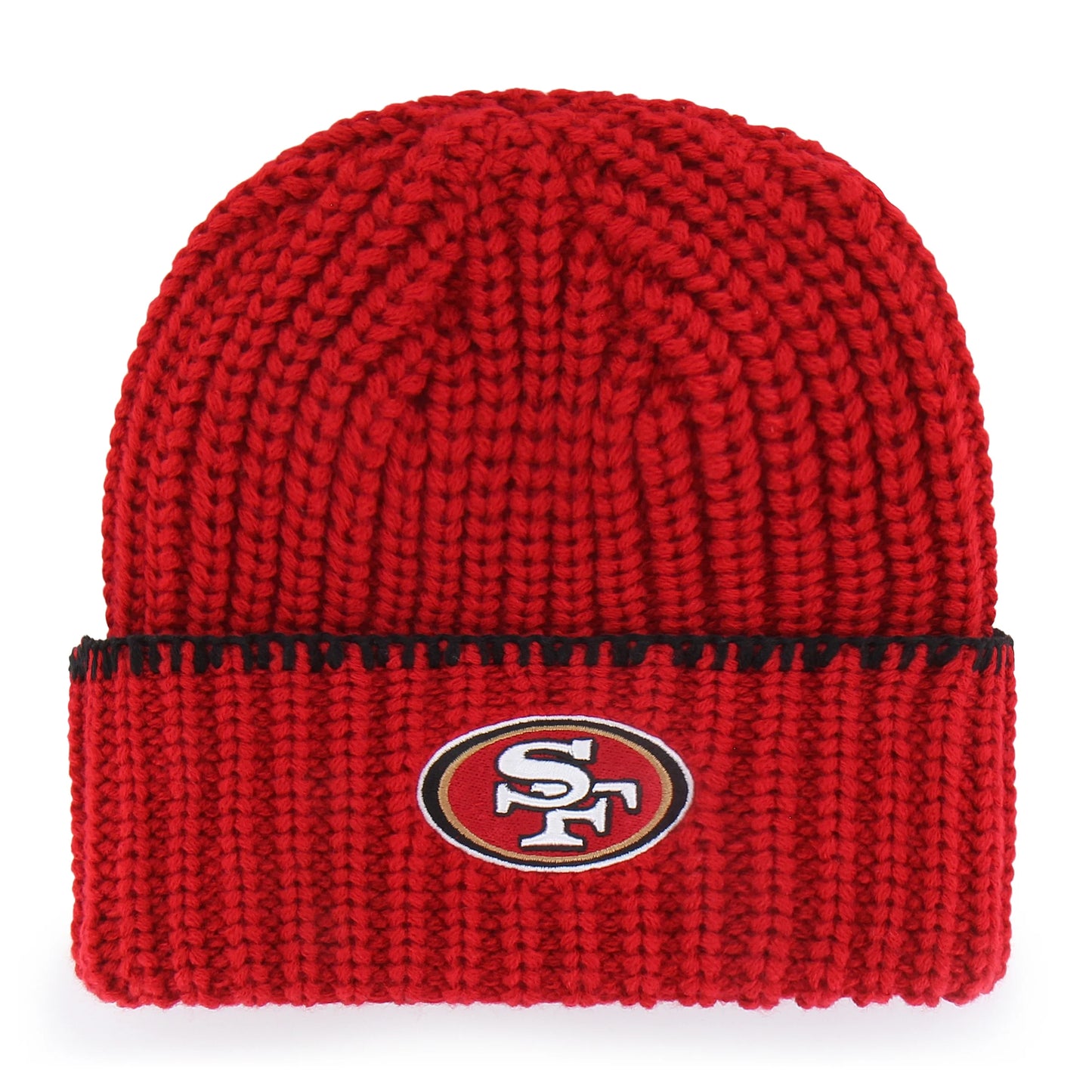 SAN FRANCISCO 49ERS BLANKET STITCH '47 WOMEN'S CUFF KNIT