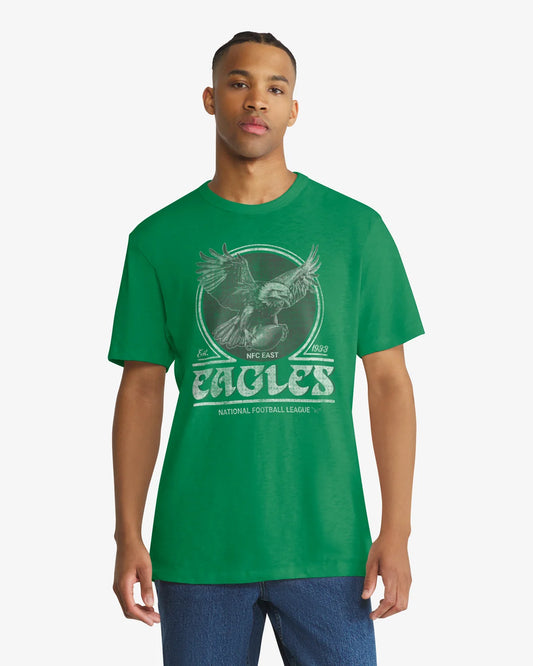 PHILADELPHIA EAGLES HISTORIC EMBLEM MARK '47 SCRUM TEE