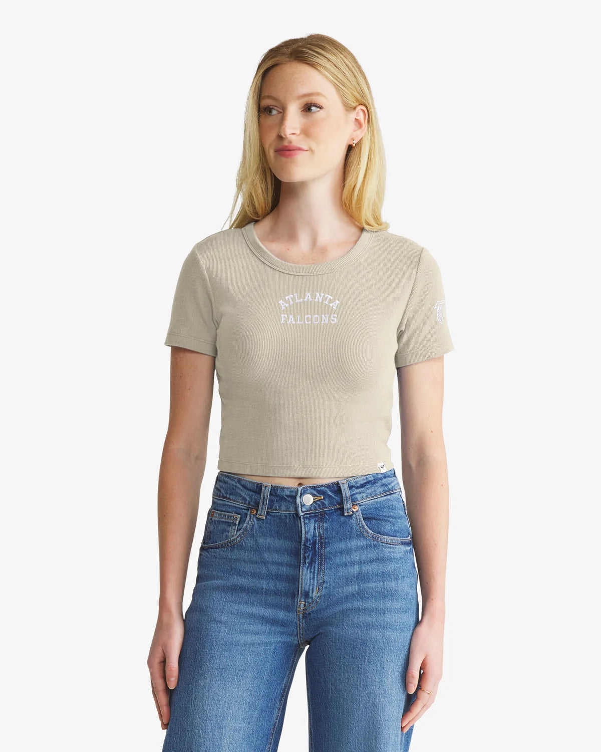 ATLANTA FALCONS SPIRITED '47 WOMEN'S BABY RIB TEE