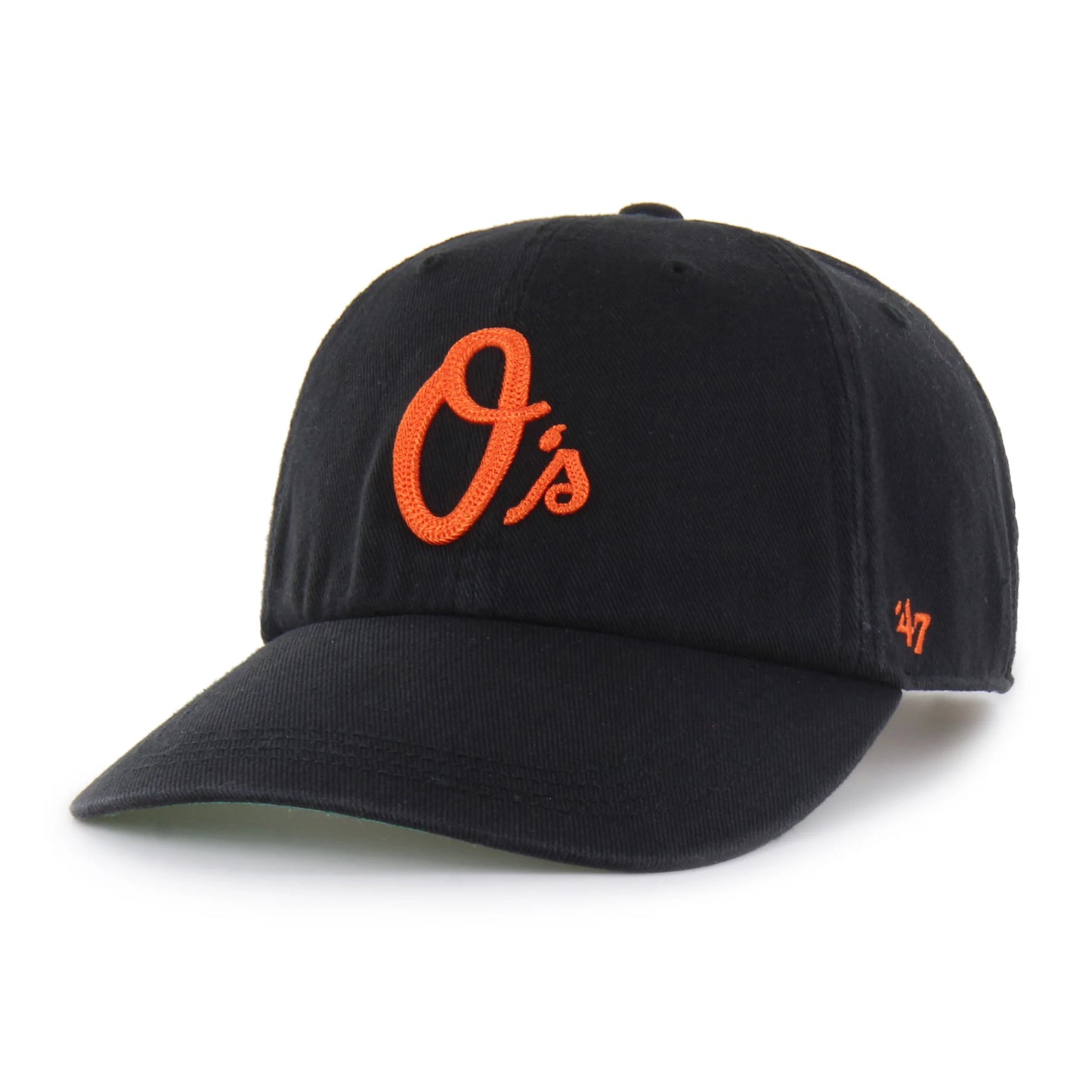 BALTIMORE ORIOLES CHAIN SIDE STITCH '47 CLEAN UP LONG VISOR