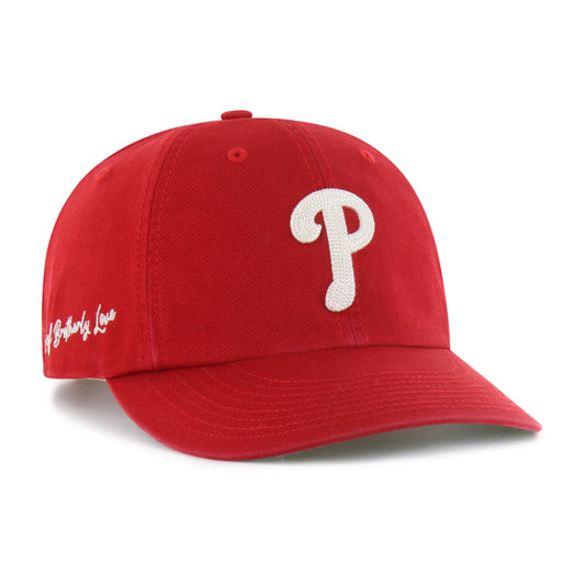 PHILADELPHIA PHILLIES CHAIN SIDE STITCH '47 CLEAN UP ROUND VISOR