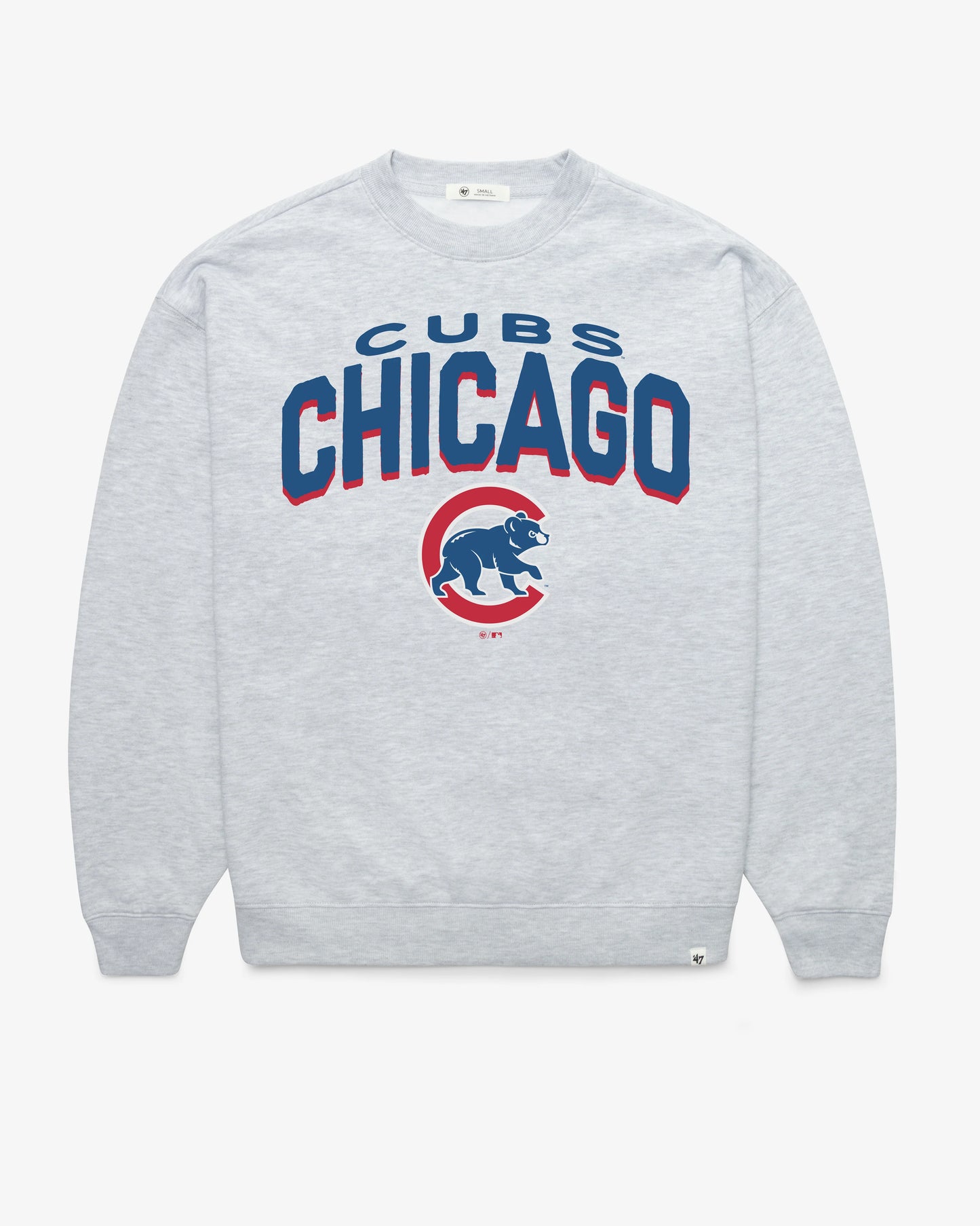 CHICAGO CUBS CAMPUS ARCH CLOUD '47 OVERSIZED CREW WOMENS