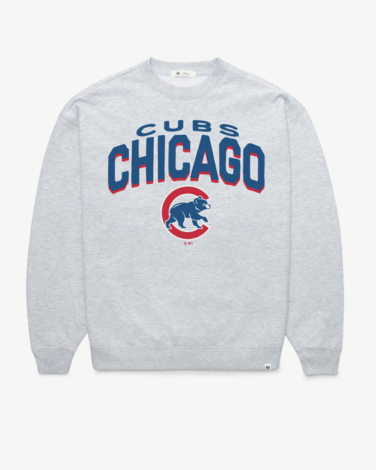 CHICAGO CUBS CAMPUS ARCH CLOUD '47 OVERSIZED CREW WOMENS