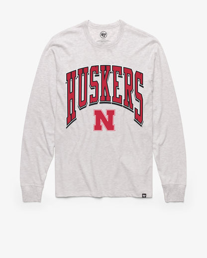 NEBRASKA CORNHUSKERS WALK TALL '47 FRANKLIN LONG SLEEVE TEE