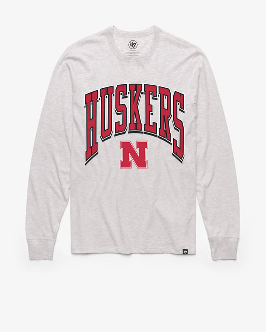 NEBRASKA CORNHUSKERS WALK TALL '47 FRANKLIN LONG SLEEVE TEE